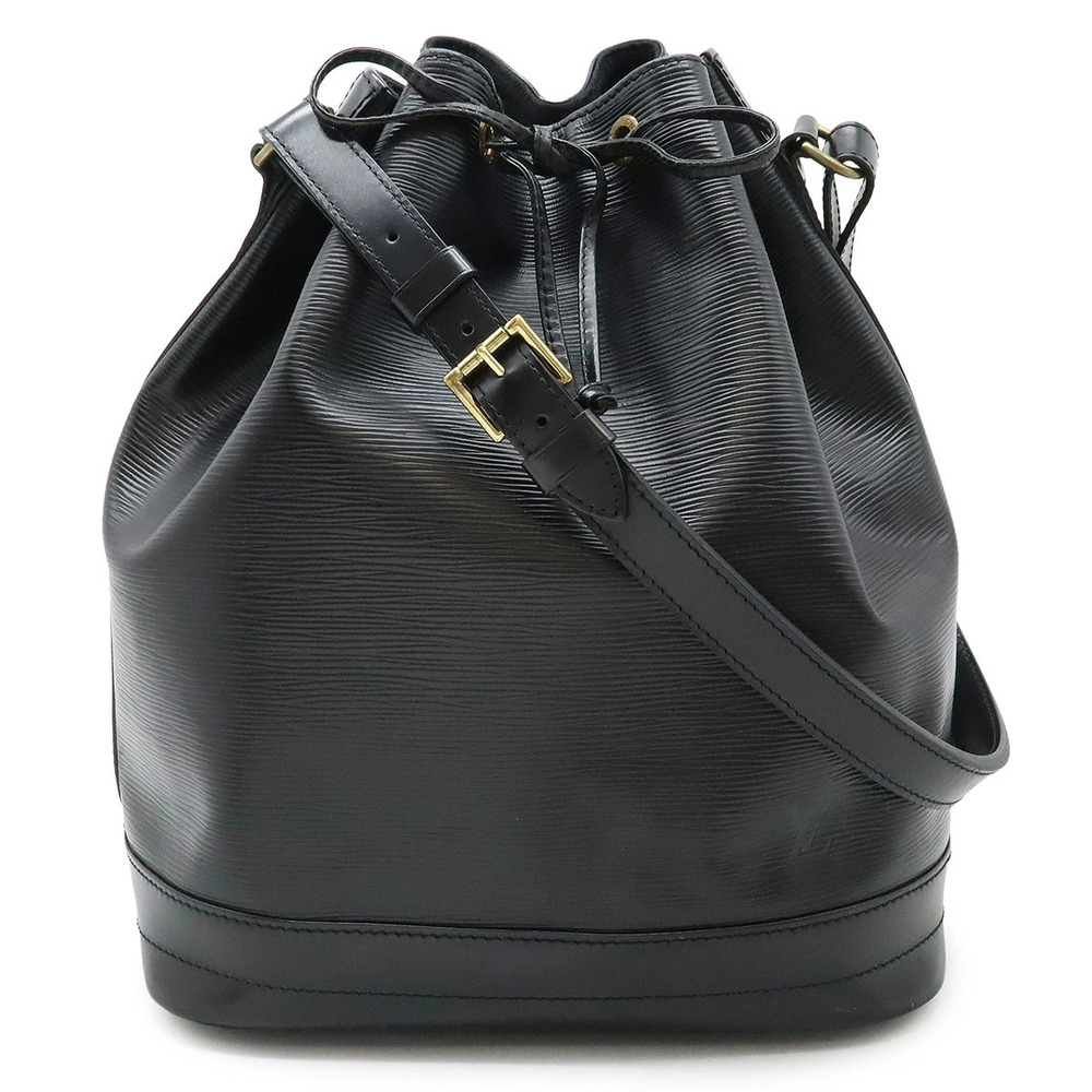 LOUIS VUITTON Epi Noe Shoulder Bag Hobo Semi Shoulder Drawstring Noir Black
